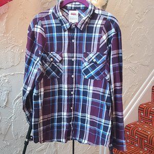 Levi's Men's Plaid Button Down Shirt